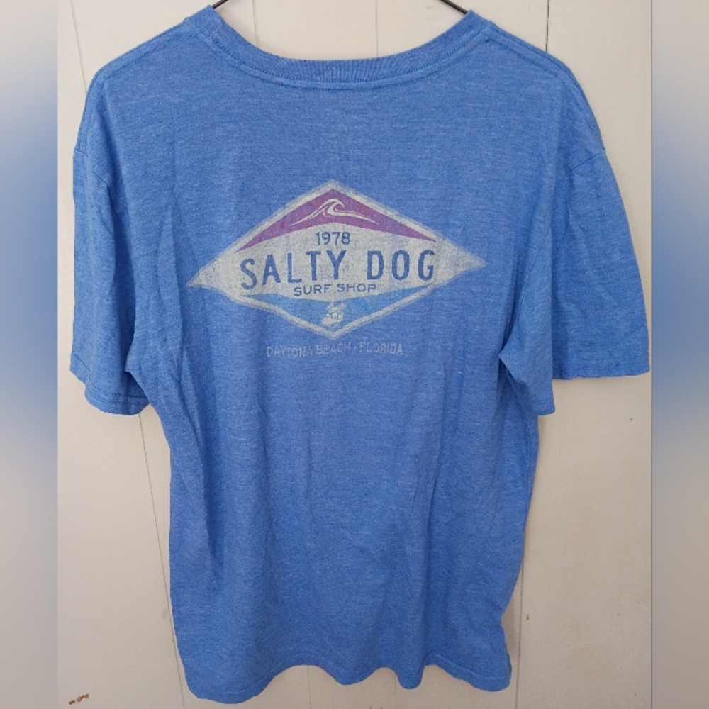 Blue 84 Salty Dog Surf Shop Blue Tee
